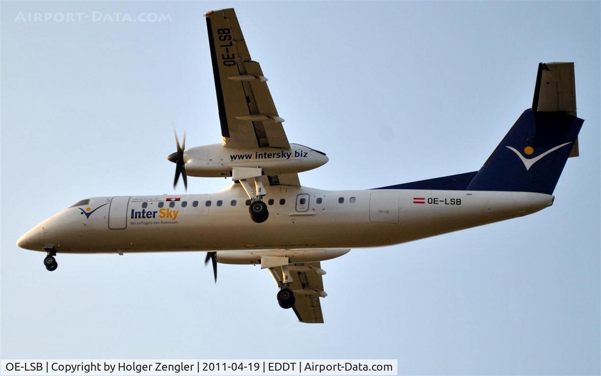 OE-LSB, 1998 De Havilland Canada DHC-8-314Q Dash 8 C/N 525, Arrival from the south of Germany.....