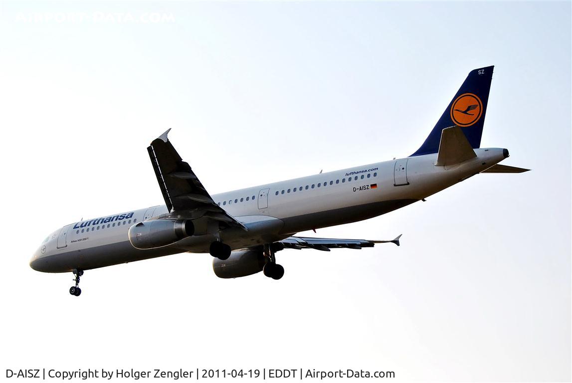 D-AISZ, 2009 Airbus A321-231 C/N 4085, Morning link from FRA.......
