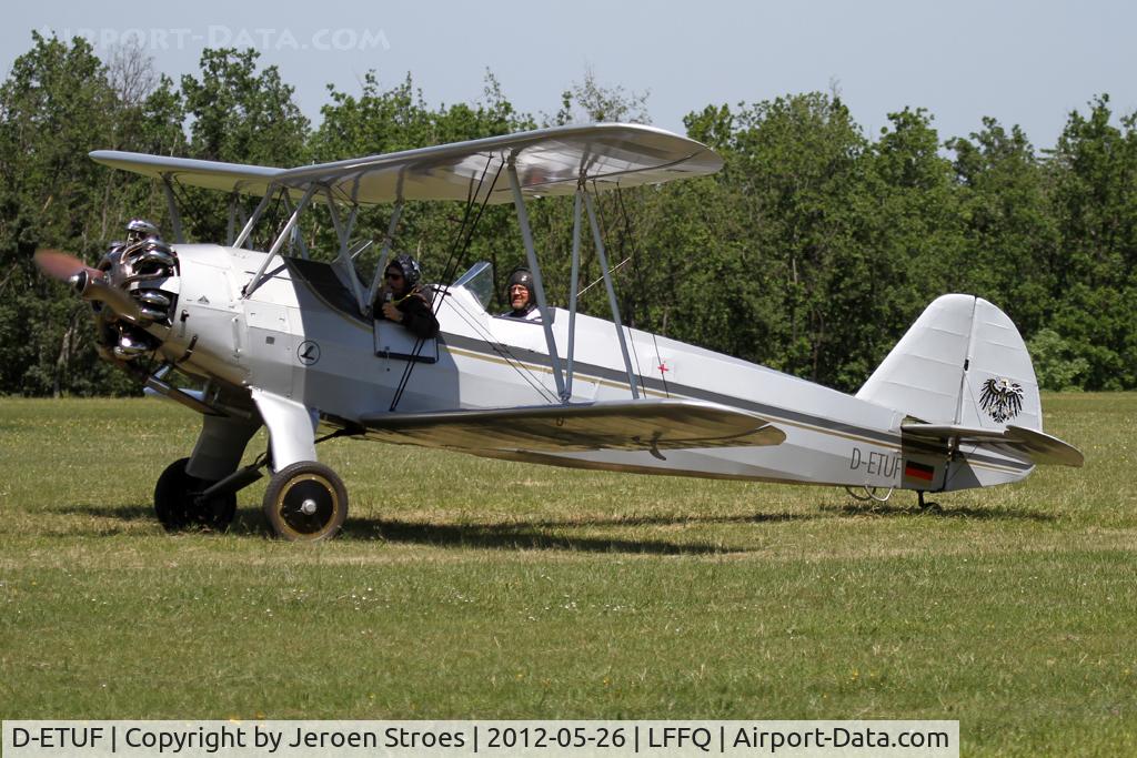 D-ETUF, 1936 Focke-Wulf Fw-44J Stieglitz C/N 168, visitor at the annual air show at LFFQ