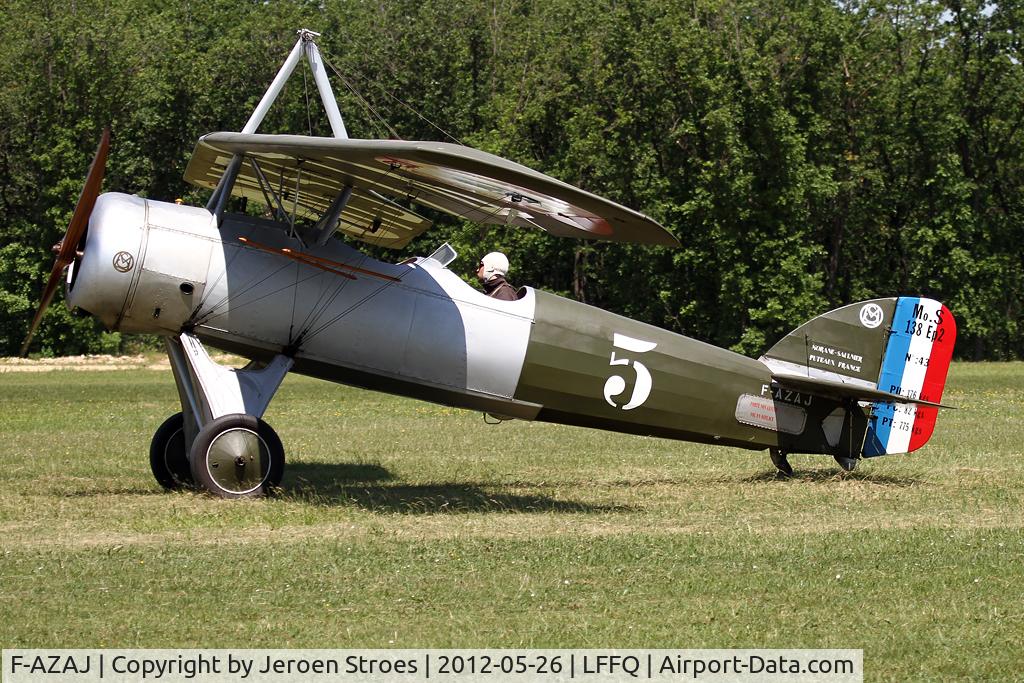 F-AZAJ, 1927 Morane-Saulnier MS-138EP-2 C/N 3220/138, visitor at the annual air show at LFFQ