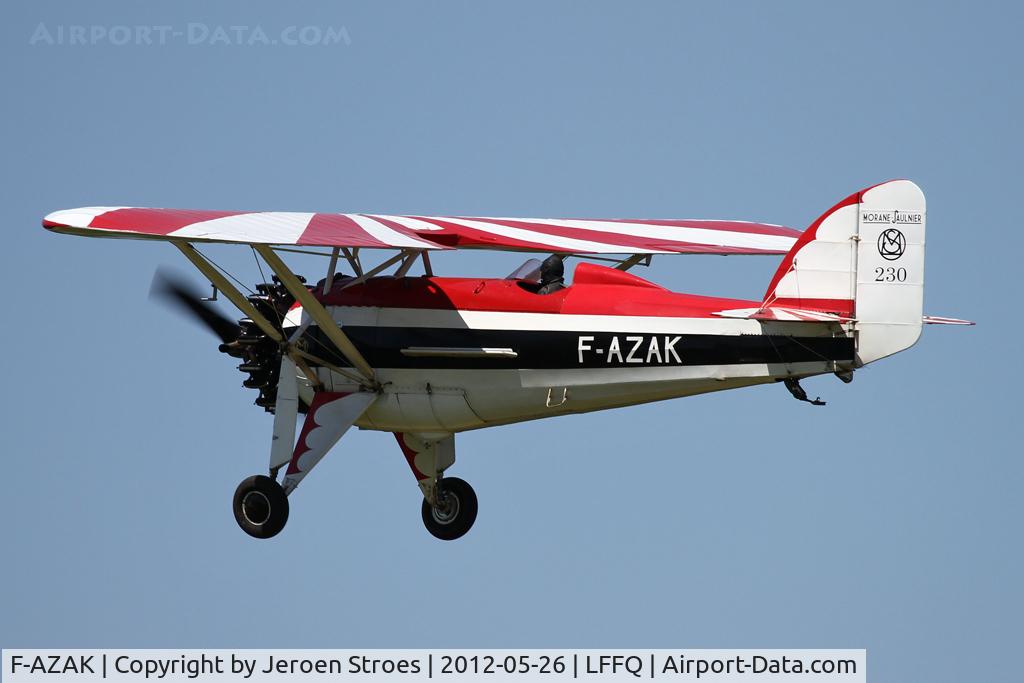 F-AZAK, Morane-Saulnier MS-230 C/N 403, visitor at the annual air show at LFFQ