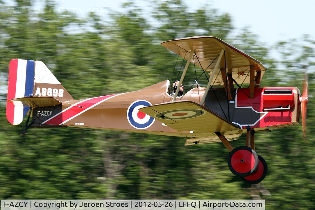 F-AZCY, Royal Aircraft Factory SE-5A Replica C/N 03, visitor at the annual air show at LFFQ