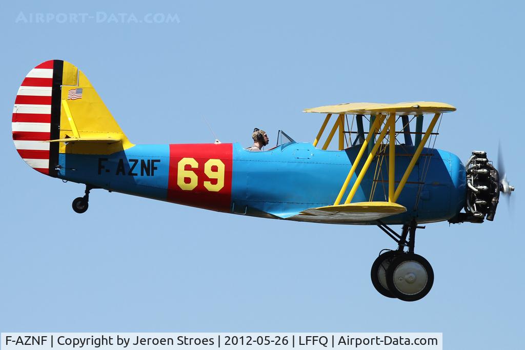 F-AZNF, Naval Aircraft Factory N3N-3 C/N 2909, visitor at the annual airshow at LFFQ