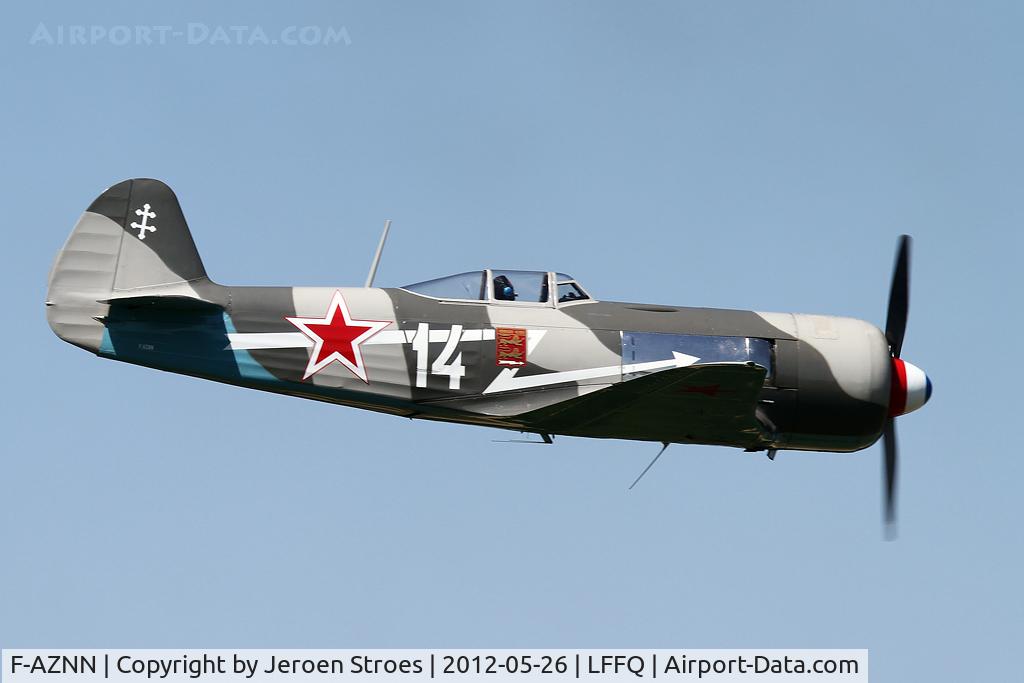 F-AZNN, Yakovlev Yak-11 C/N 25 III/05, visitor at the annual airshow at LFFQ