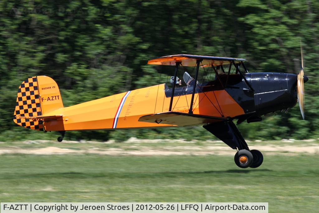F-AZTT, CASA 1-131E Jungmann C/N 2241, visitor at the annual airshow at LFFQ