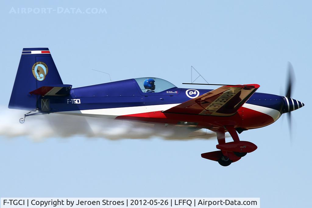 F-TGCI, Extra EA-330SC C/N 04, visitor at the annual airshow at LFFQ