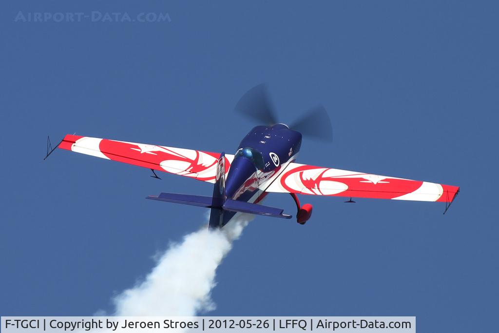 F-TGCI, Extra EA-330SC C/N 04, visitor at the annual airshow at LFFQ