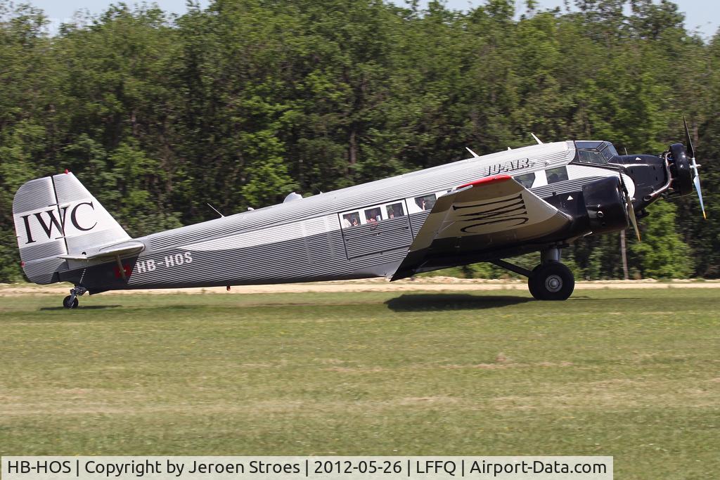 HB-HOS, 1939 Junkers Ju-52/3m g4e C/N 6580, visitor at the annual airshow at LFFQ