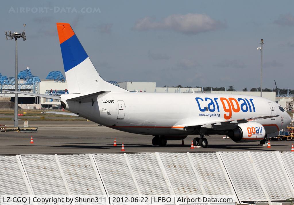 LZ-CGQ, 1993 Boeing 737-3Y5 C/N 25614/2467, Parked at the Cargo apron... new in the fleet...
