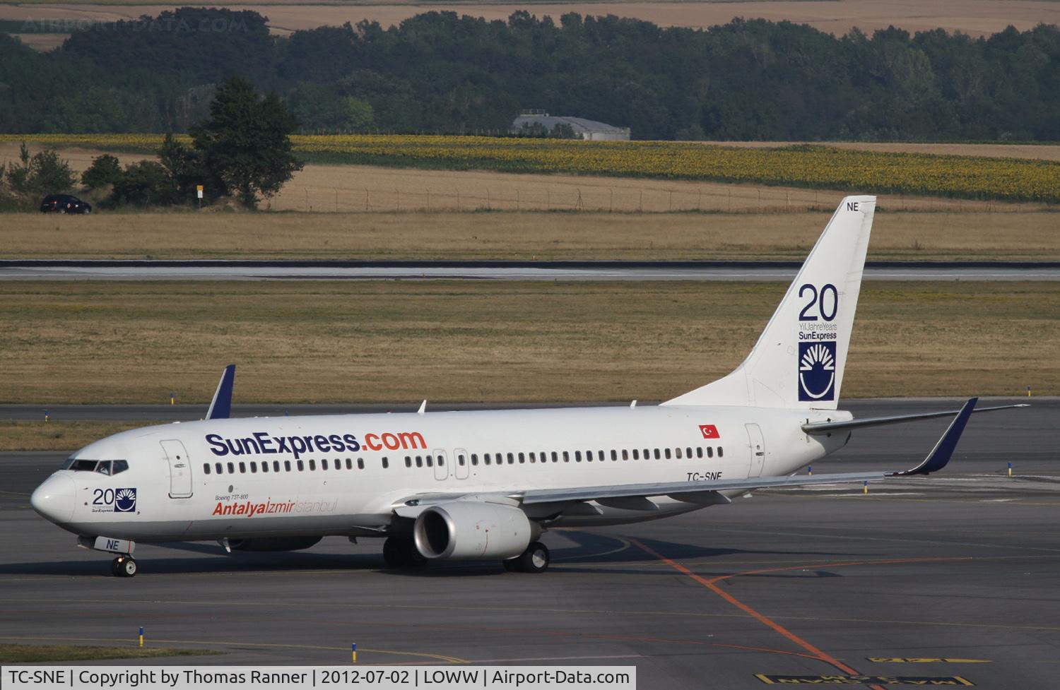 TC-SNE, 2008 Boeing 737-8HX C/N 29684, Sun Express Boeing 737