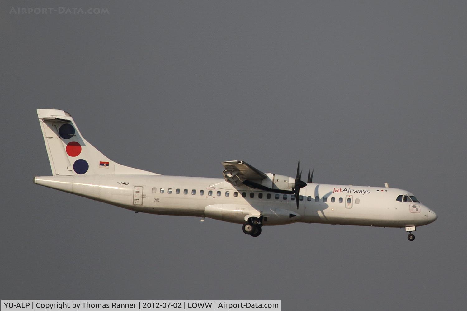 YU-ALP, 1990 ATR 72-202 C/N 189, JAT Airways ATR 72
