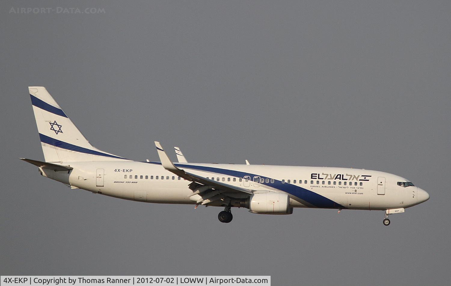 4X-EKP, 2001 Boeing 737-8Q8 C/N 30639, El Al Boeing 737