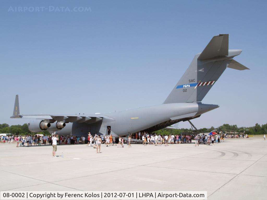 08-0002, 2009 Boeing C-17A Globemaster III C/N F-210, Pápa