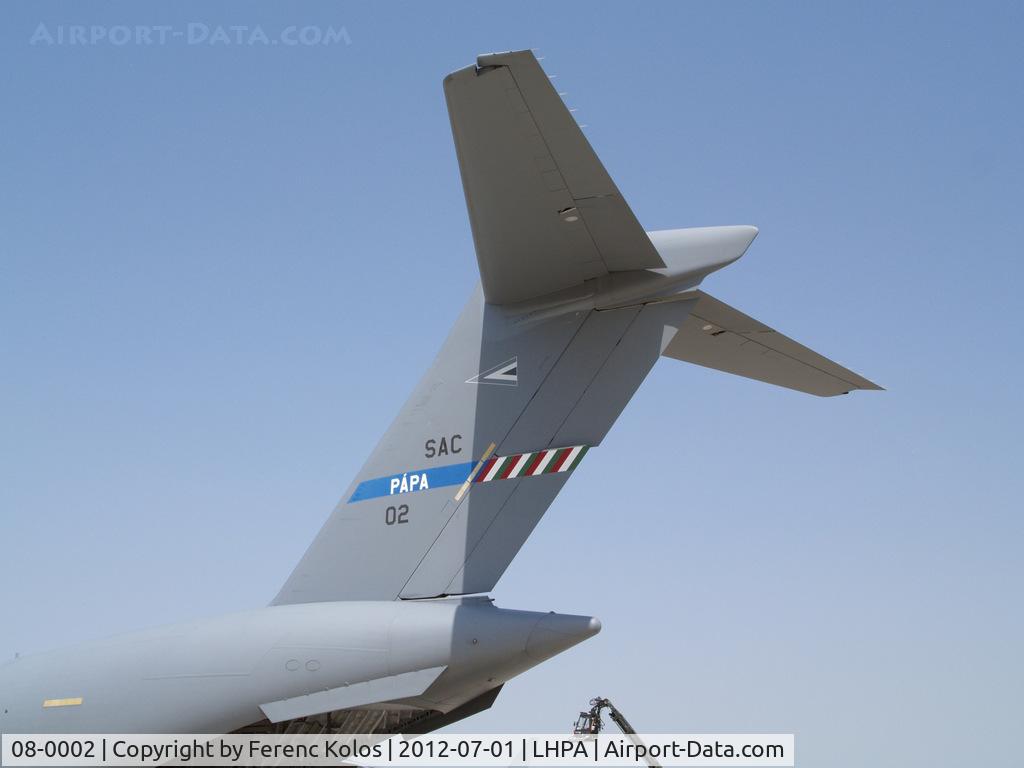 08-0002, 2009 Boeing C-17A Globemaster III C/N F-210, Pápa