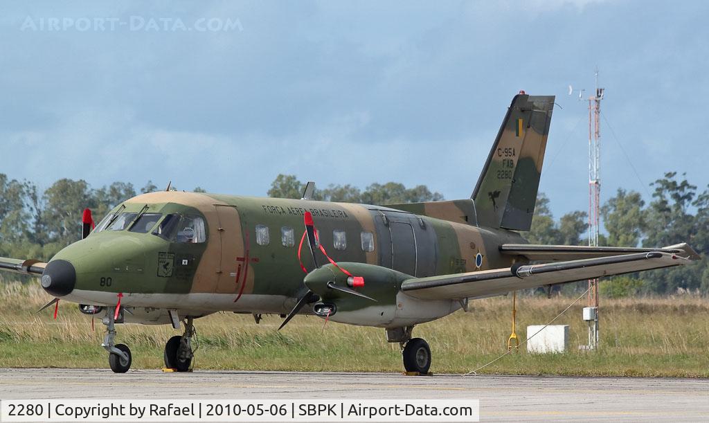 2280, 1978 Embraer C-95A Bandeirante (EMB-110K-1) C/N 110139, The correct tail number is FAB-2280