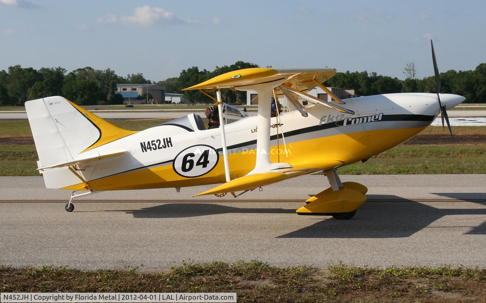 N452JH, B & F Funk FK-12 Comet C/N 012-094, FK12 Comet