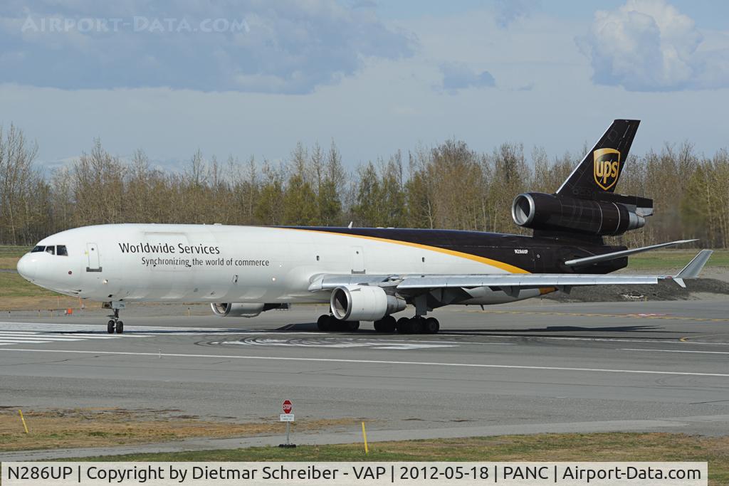 N286UP, 1991 McDonnell Douglas MD-11F C/N 48453, UPS MD11
