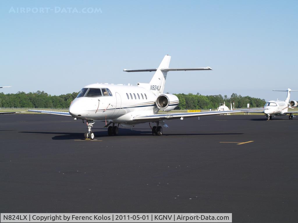 N824LX, 2005 Raytheon Hawker 800XP C/N 258740, Gainesville