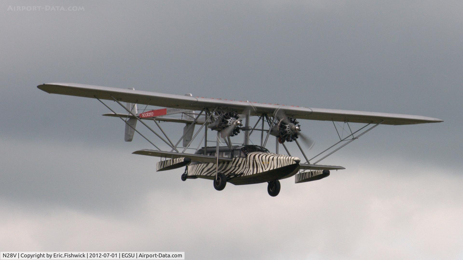 N28V, 2001 Sikorsky S-38B (Replica) C/N B414-20, 43. N-28V at another excellent Flying Legends Air Show (July 2012.)