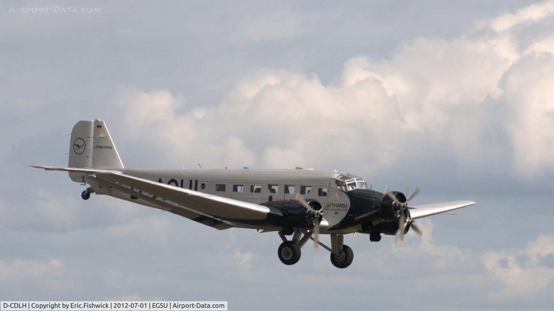 D-CDLH, 1936 Junkers Ju-52/3m C/N 130714, 43. D-CDLH at another excellent Flying Legends Air Show (July 2012.)