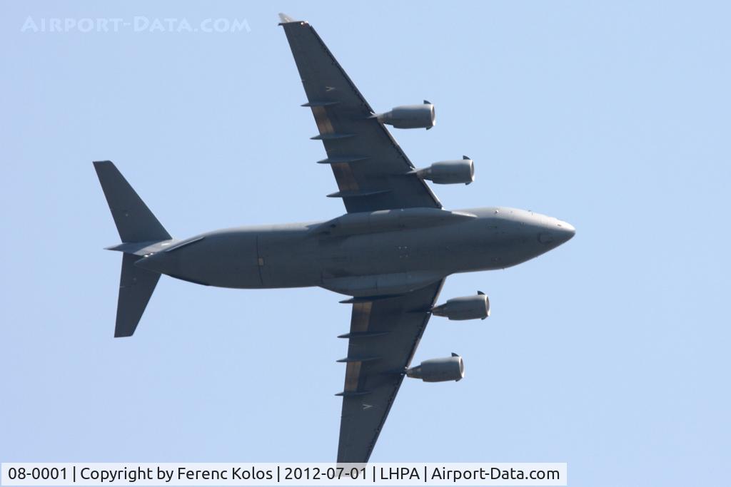 08-0001, 2008 Boeing C-17A Globemaster III C/N F-207, Pápa