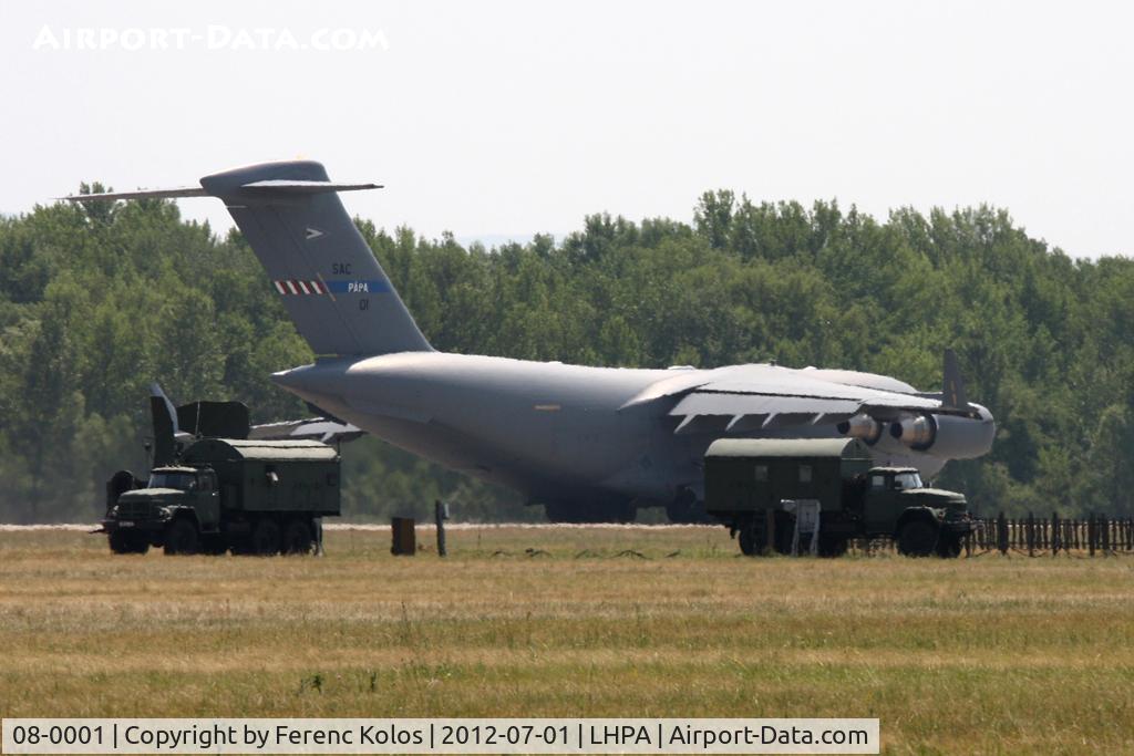 08-0001, 2008 Boeing C-17A Globemaster III C/N F-207, Pápa