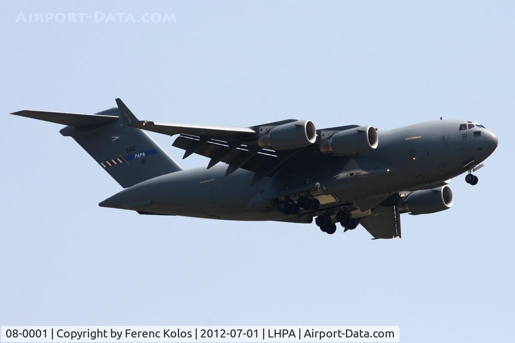 08-0001, 2008 Boeing C-17A Globemaster III C/N F-207, Pápa