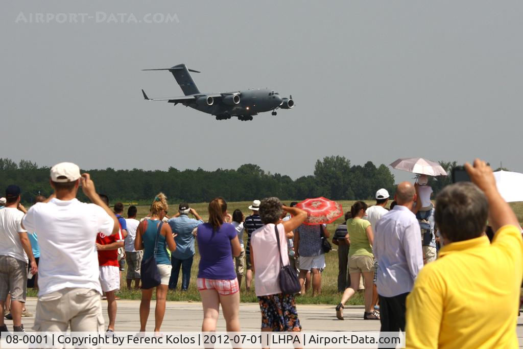 08-0001, 2008 Boeing C-17A Globemaster III C/N F-207, Pápa
