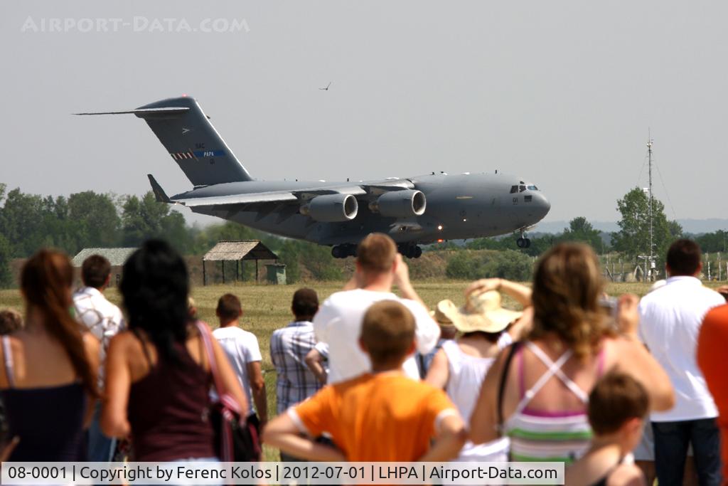 08-0001, 2008 Boeing C-17A Globemaster III C/N F-207, Pápa