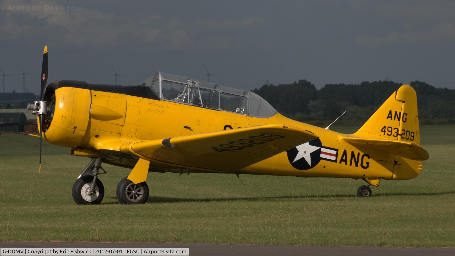 G-DDMV, 1952 North American T-6G Texan C/N 168-313, 3. G-DDMV at another excellent Flying Legends Air Show (July 2012.)