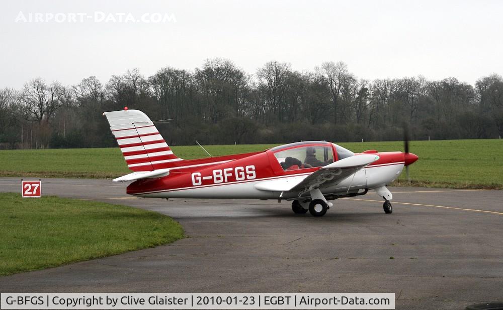 G-BFGS, 1975 Socata MS-893E Rallye 180GT Gaillard C/N 12571, Ex: French AF F-SCAZ > French AF 12571 > F-BXYK > G-BFGS - Currently owned to, Chiltern Flyers Ltd in Auust 1999. De-registered as Permanently withdrawn from use. See; http://tinyurl.com/cawc9h2