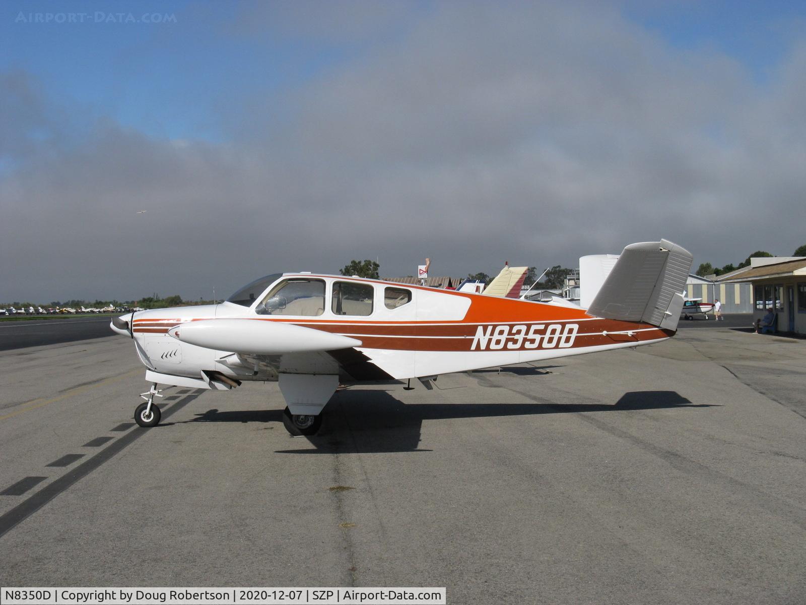 N8350D, 1958 Beech J35 Bonanza C/N D-5444, 1958 Beech J35 BONANZA, Continental IO-470-C 250 Hp, 1st Bonanza with fuel injection, tip tanks/ruddervator cuffs mods, Original price $24,300 faf. 396 Js were built. This one is gorgeous!