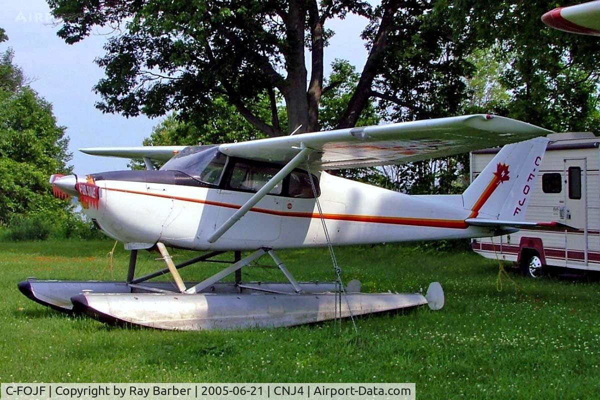 C-FOJF, 1962 Cessna 172C C/N 17249149, Seen here at Orillia float plane base Ontario~C