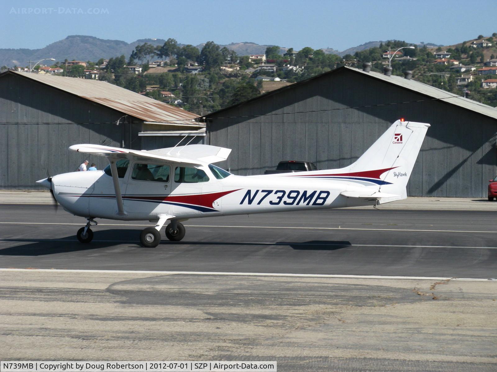N739MB, 1978 Cessna 172N C/N 17270641, 1978 Cessna 172N SKYHAWK, Lycoming O-320-H2AD 160 Hp, N model the first C172 with notched discrete flap control, takeoff roll Rwy 22