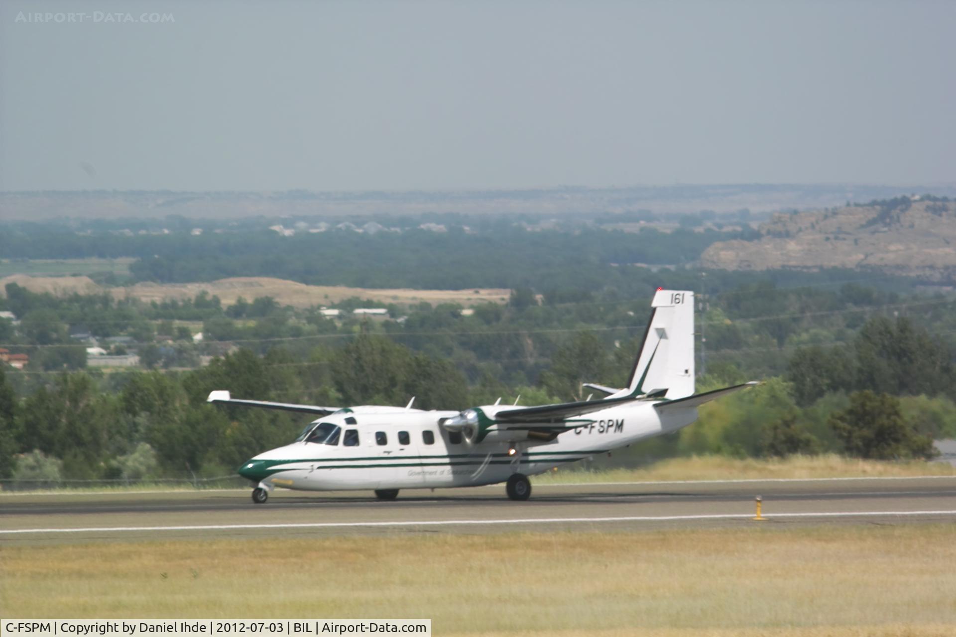 C-FSPM, 1982 Aero Commander 690D C/N 15002, Aerocommander controlling the tankers fighting wildland fires in the area.