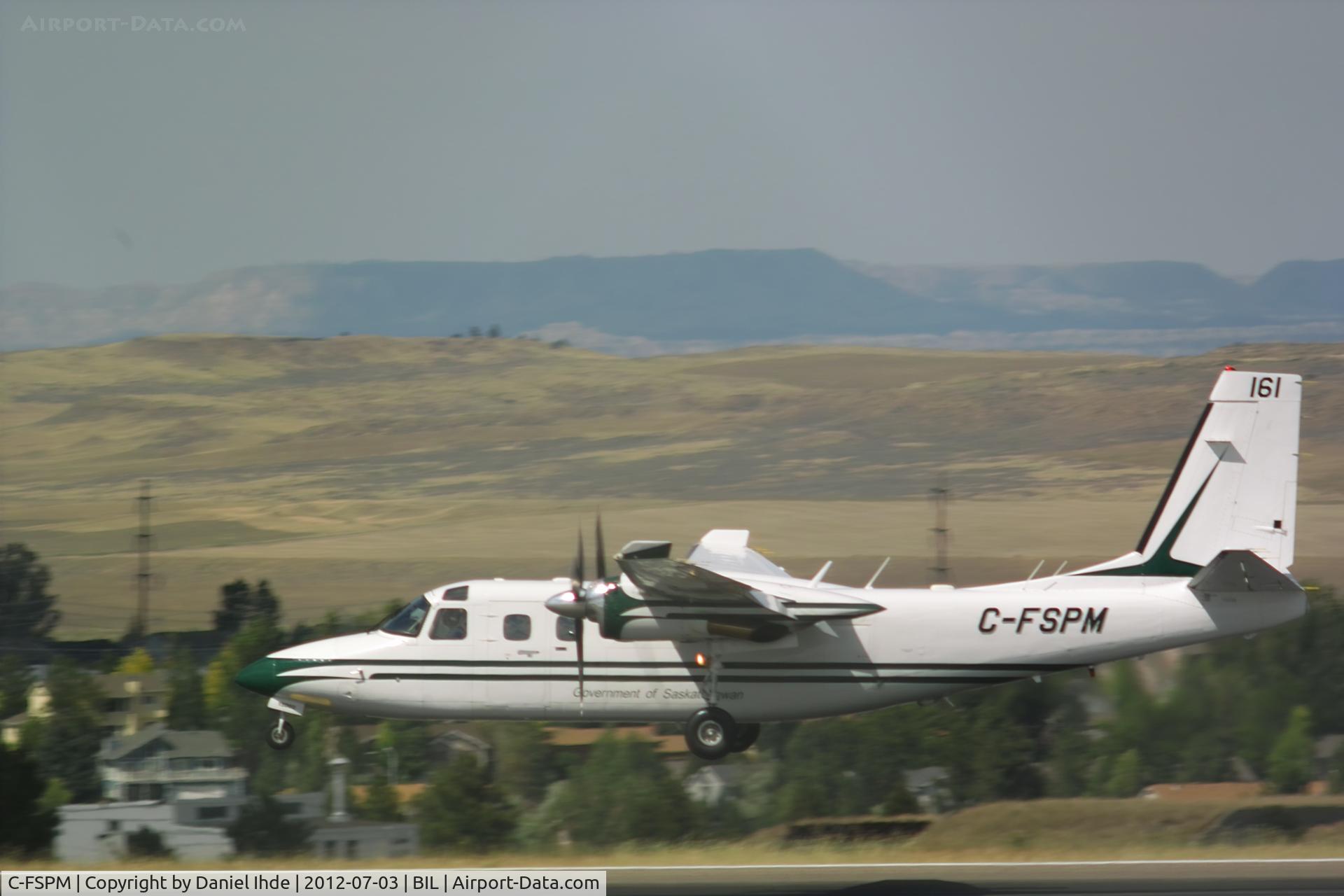 C-FSPM, 1982 Aero Commander 690D C/N 15002, Another shot of the Canadian Aero Commander helping fight the fires in the Montana area.