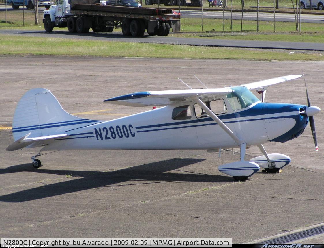 N2800C, 1954 Cessna 170B C/N 26590, This airplane is based in LA but currently flying in Panama and is used as personal transportation by owner Ibu Alvarado