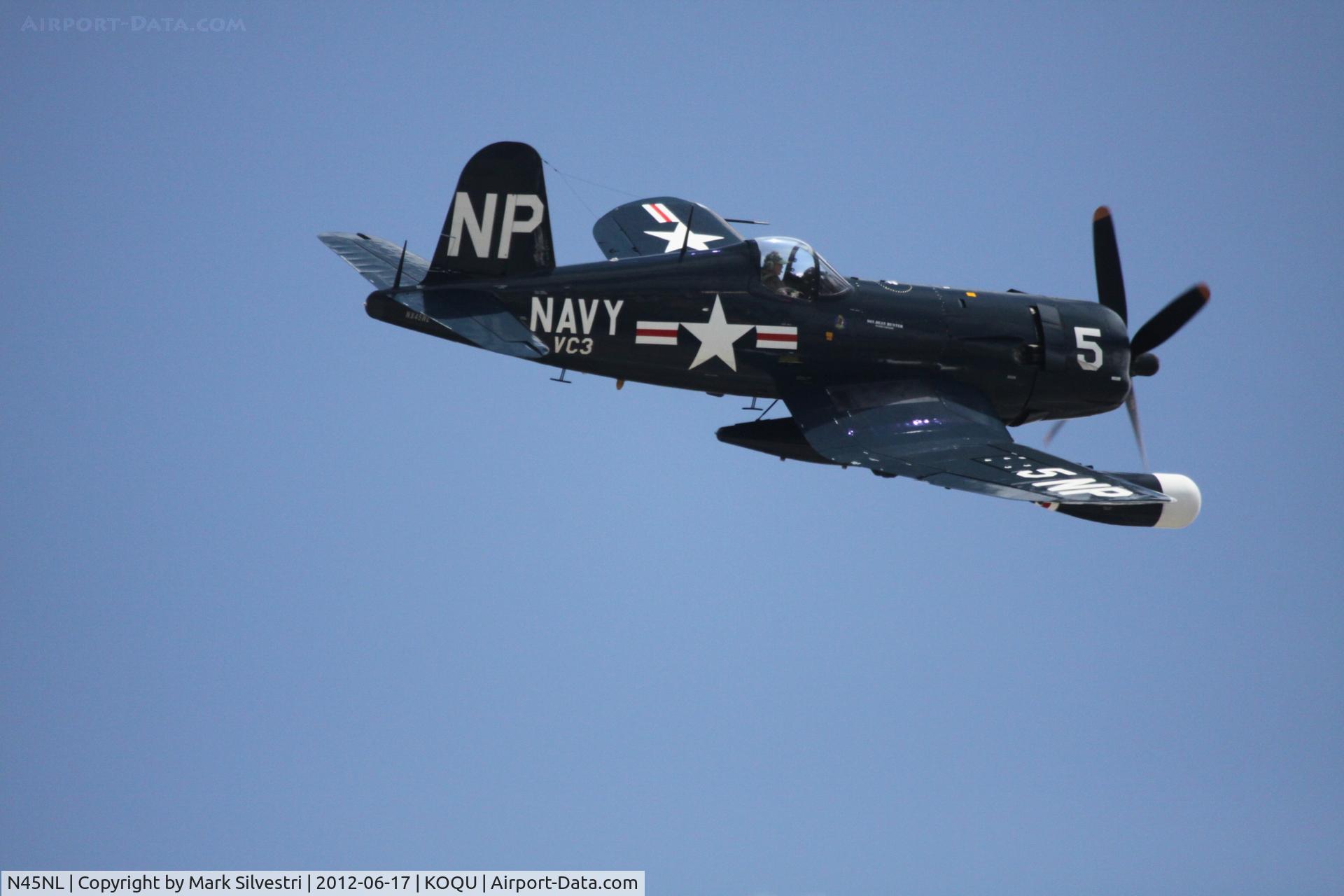 N45NL, 1951 Vought F4U-5NL Corsair C/N 124692, Quonset Point, RI 2012
