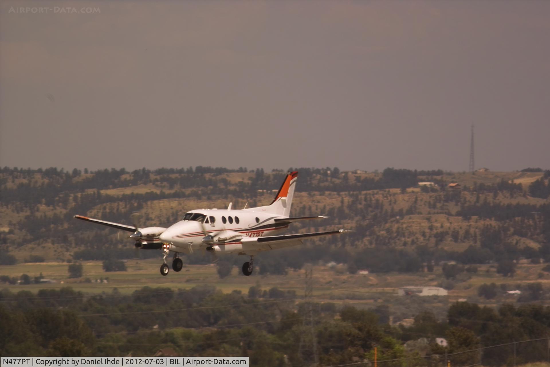 N477PT, 2000 Raytheon Aircraft Company C90A C/N LJ-1600, Beech King Air with a fire fighting mission.