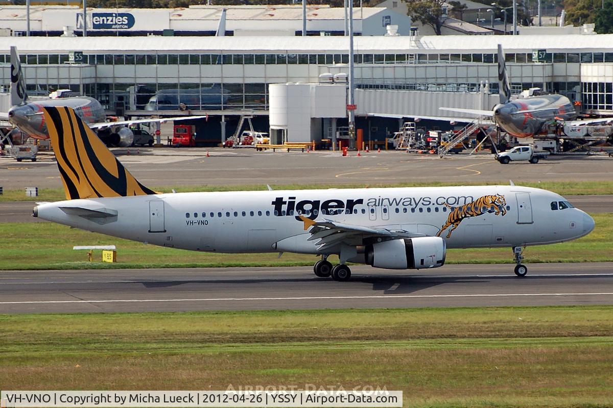 VH-VNO, 2009 Airbus A320-232 C/N 4053, At Sydney