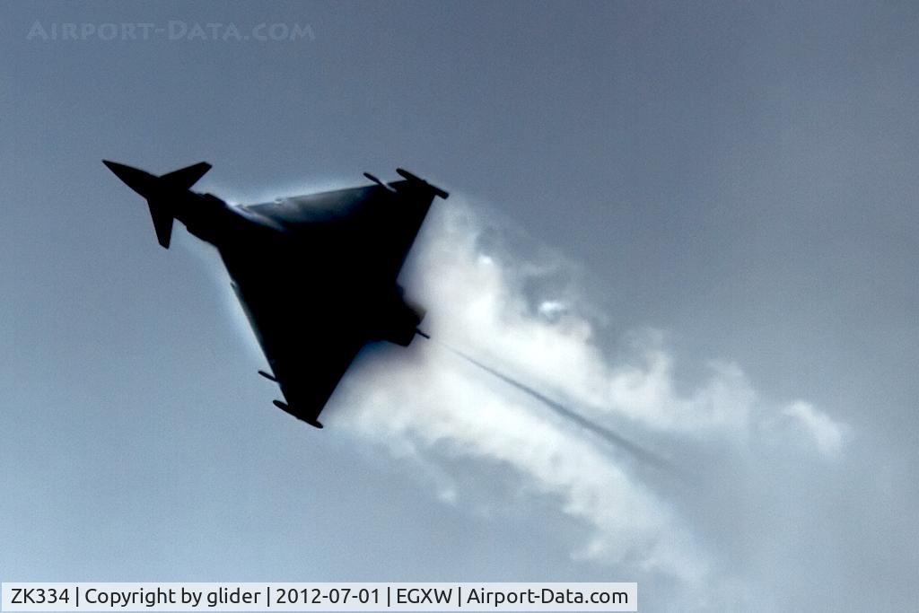 ZK334, 2012 Eurofighter EF-2000 Typhoon FGR.4 C/N BS095, Showing off the damp conditions