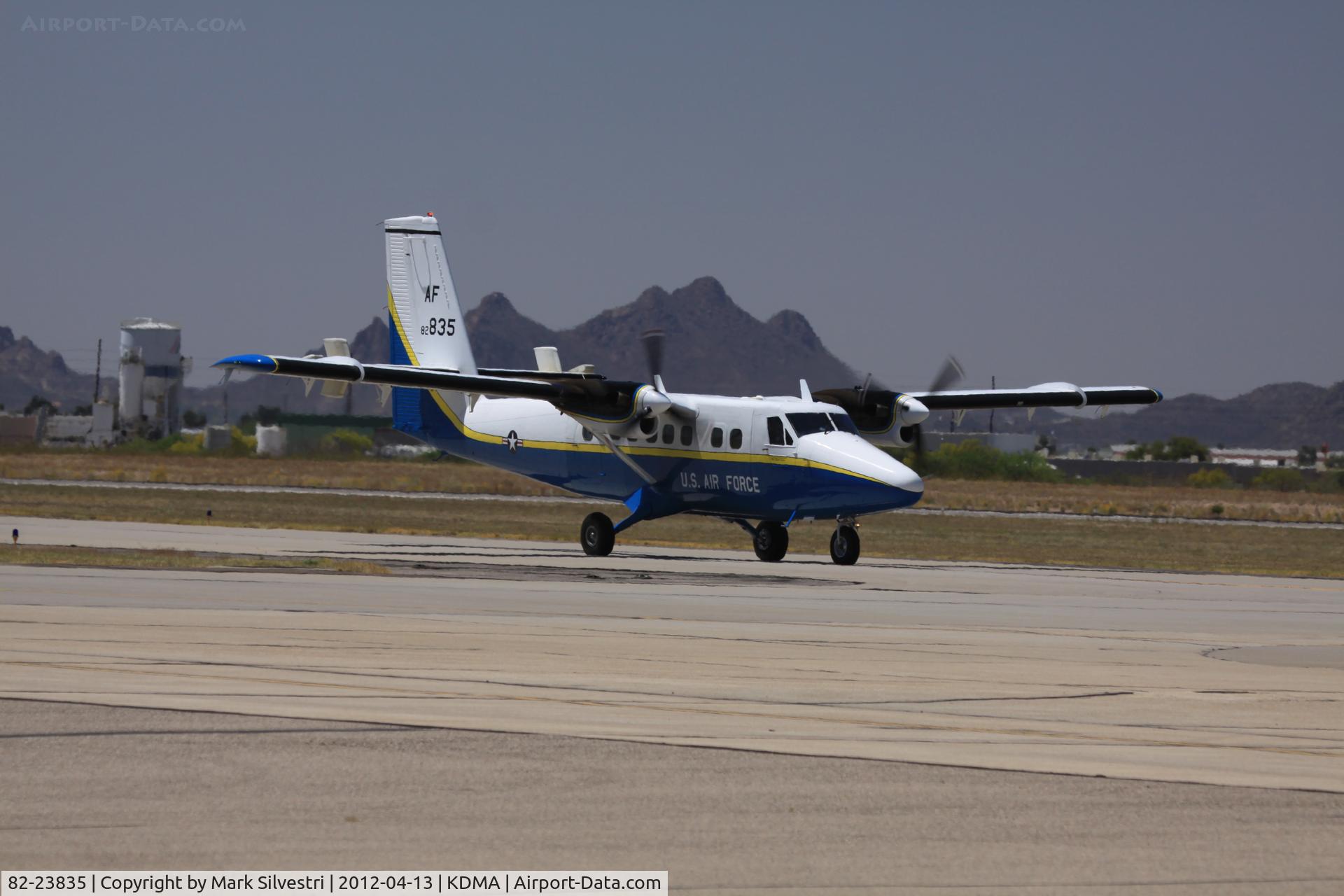 82-23835, 1982 De Havilland Canada UV-18A Twin Otter C/N 800, Davis Monthan Airshow Practice Day
