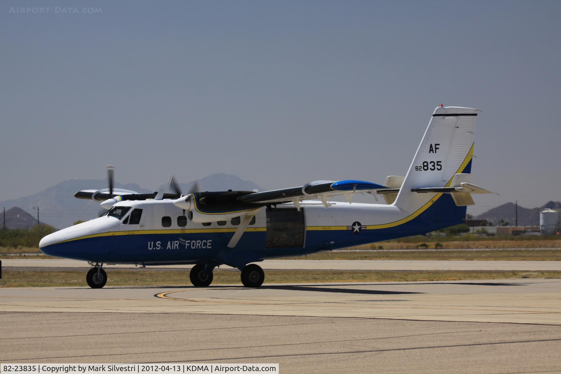 82-23835, 1982 De Havilland Canada UV-18A Twin Otter C/N 800, Davis Monthan Airshow Practice Day