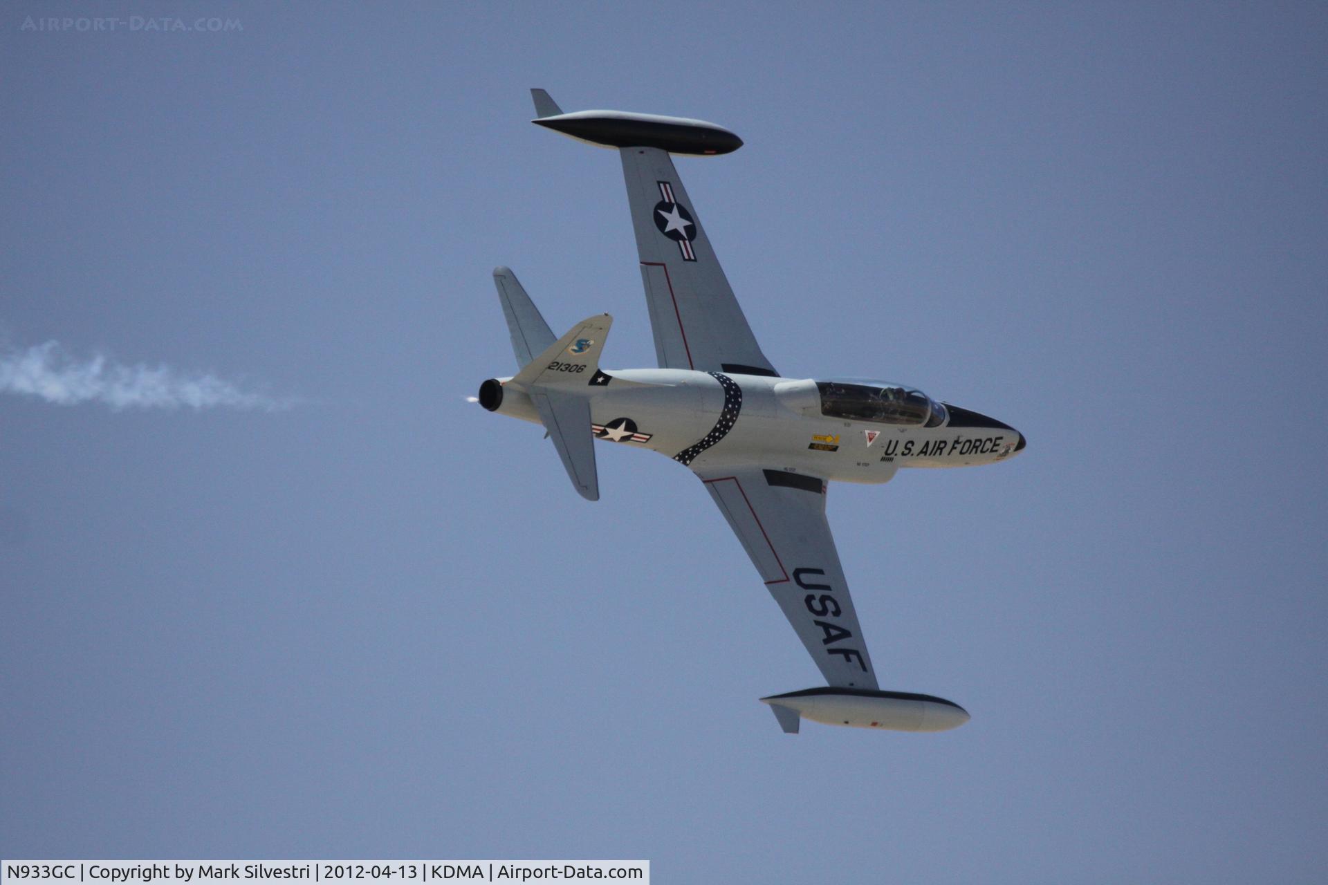 N933GC, 1954 Canadair T-33AN Silver Star 3 C/N T33-306, Davis Monthan Airshow Practice Day