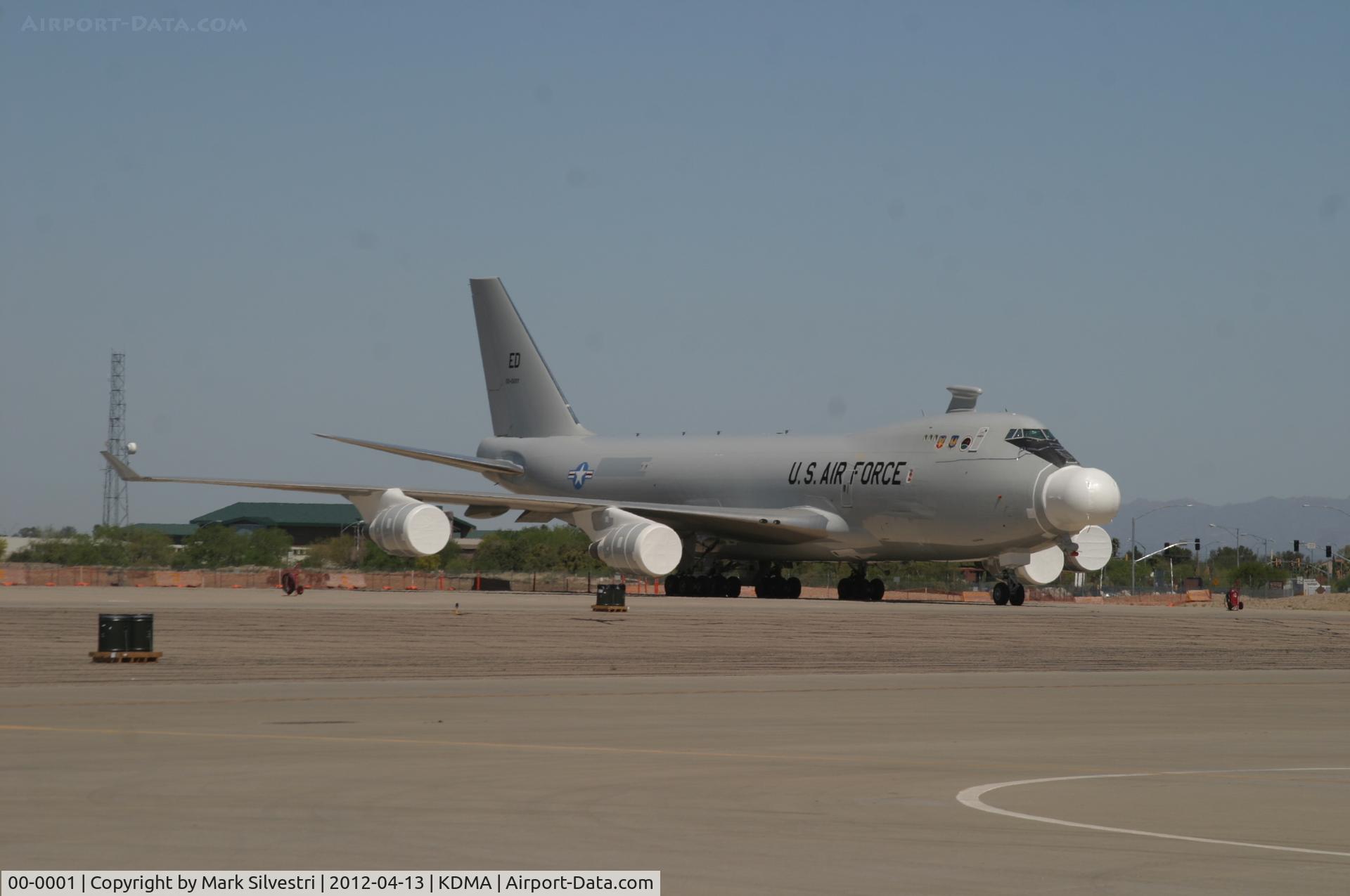 00-0001, 2000 Boeing YAL-1A (747-4G4F) C/N 30201, Davis Monthan Airshow Practice Day