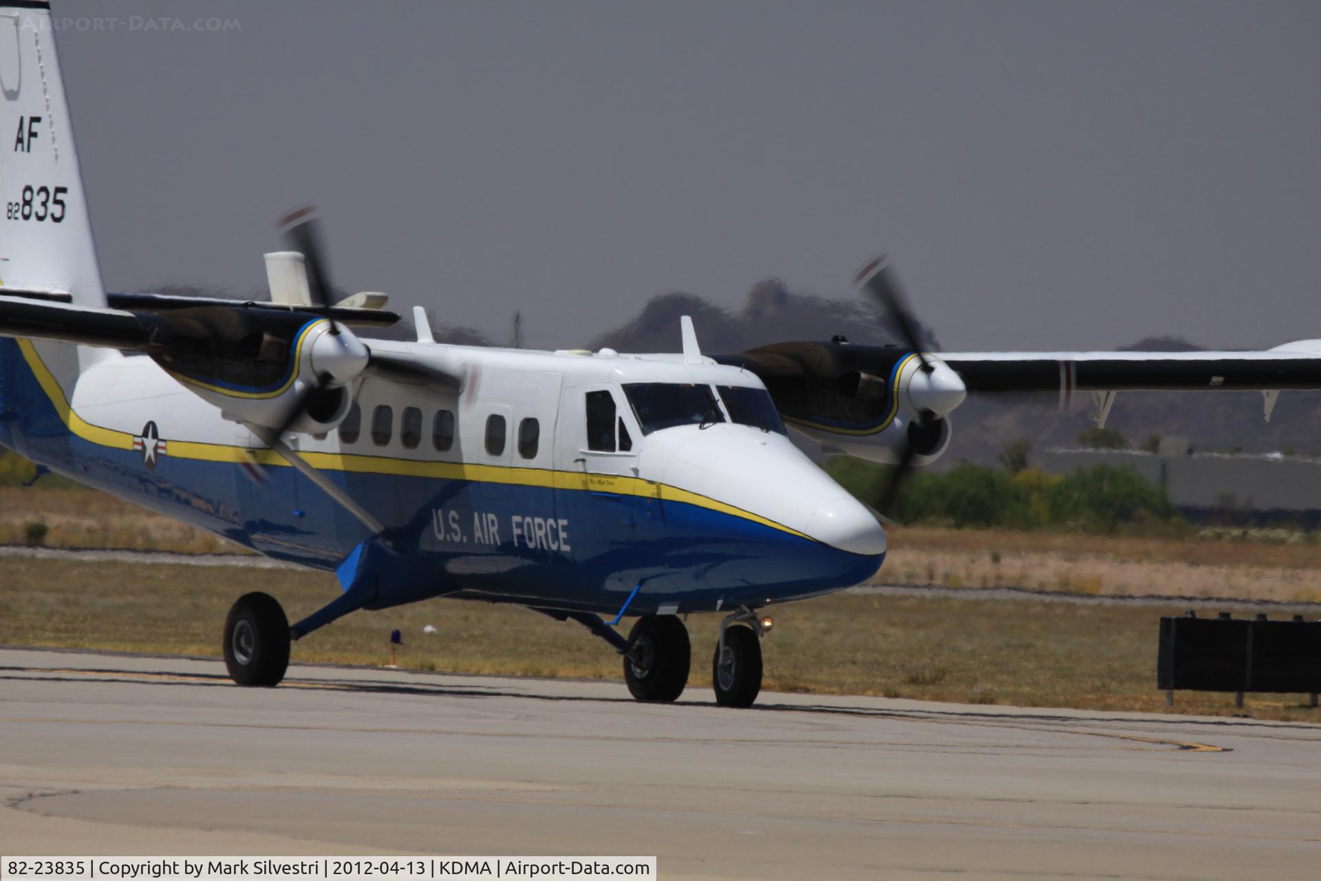 82-23835, 1982 De Havilland Canada UV-18A Twin Otter C/N 800, Davis Monthan Airshow Practice Day