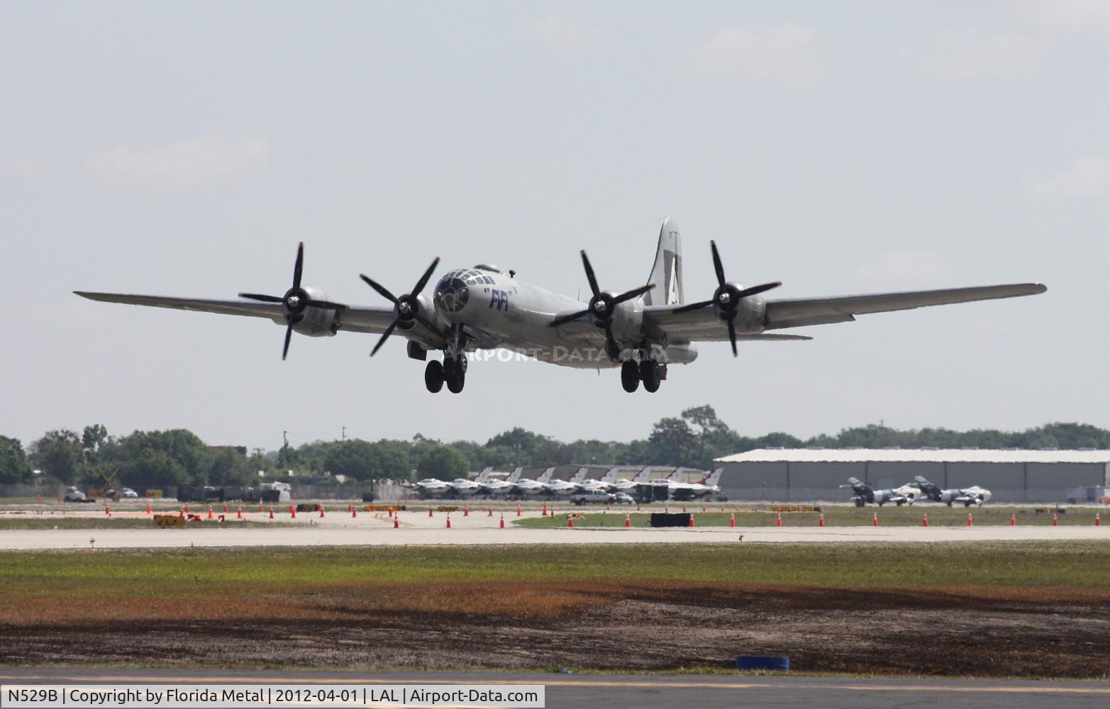 N529B, 1944 Boeing B-29A-60-BN Superfortress C/N 11547, Fifi taking off giving rides