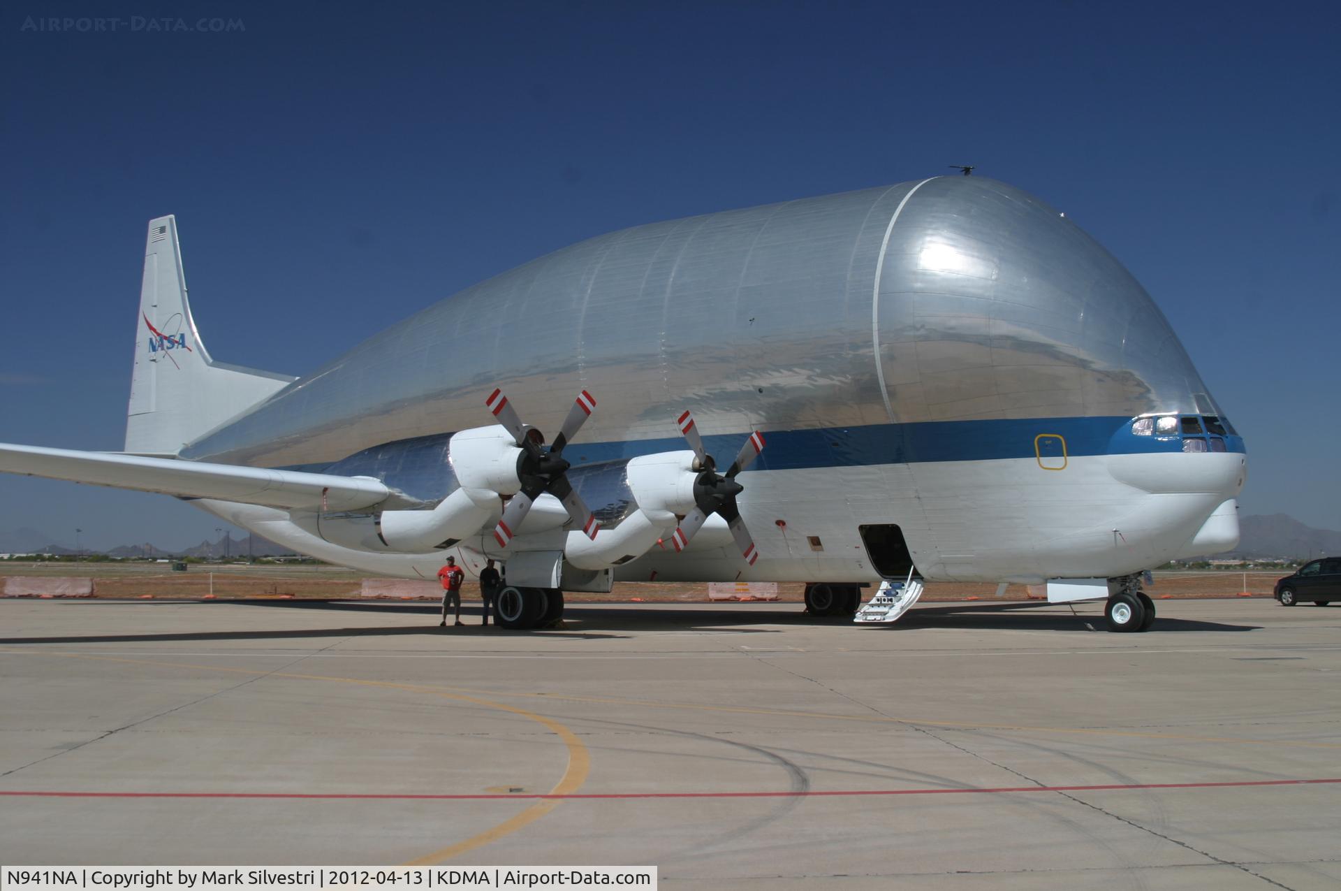 N941NA, 1983 Aero Spacelines 377SGT-F Super Guppy Turbine C/N 0004, Davis Monthan Airshow Practice Day