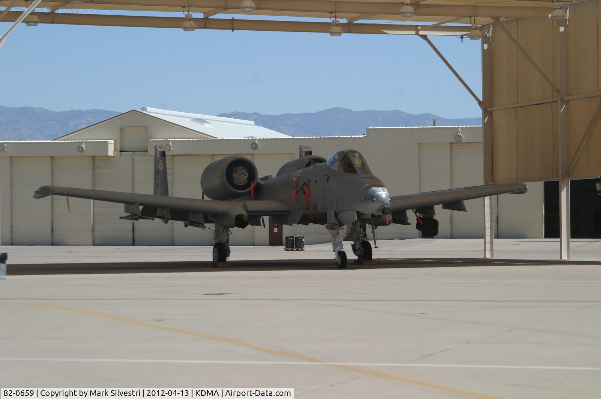 82-0659, 1982 Fairchild Republic A-10A Thunderbolt II C/N A10-0707, Davis Monthan Airshow Practice Day