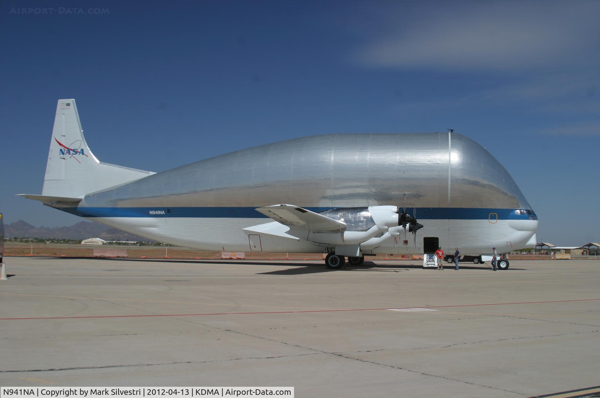 N941NA, 1983 Aero Spacelines 377SGT-F Super Guppy Turbine C/N 0004, Davis Monthan Airshow Practice Day